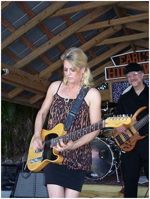 Skyla Burrell on Lead Guitar